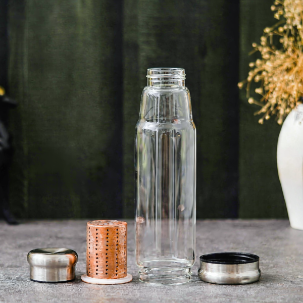 borosilicate glass water/juice bottle (copy)