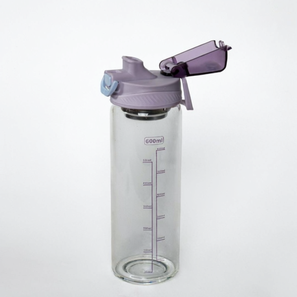 borosilicate glass water bottle