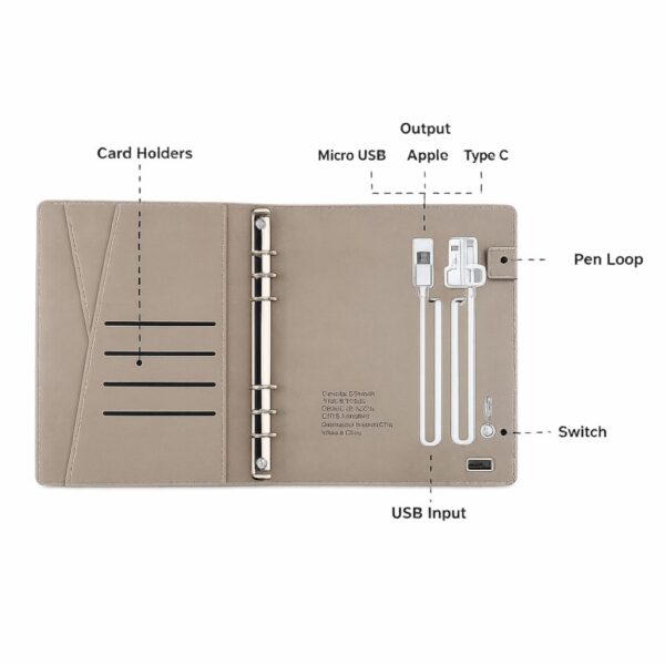 Corporate Gift Power Bank Diary in Gurugram