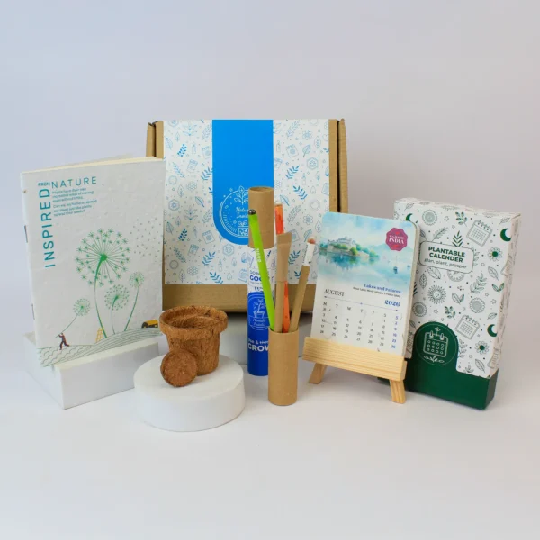 Plantable Calendar Grow Gift Box custom branded eco gift kits in delhi