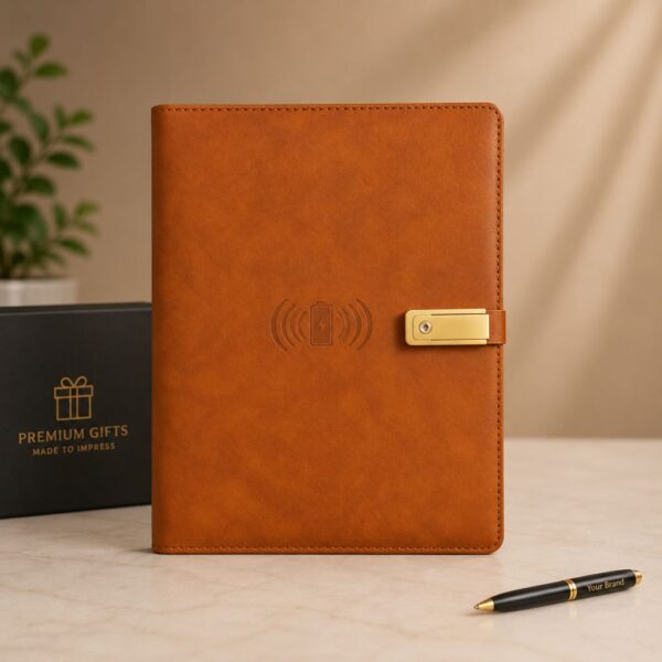 Power Bank Diary with Logo Printing Power Bank Diary with Logo Printing in DelhiÂ