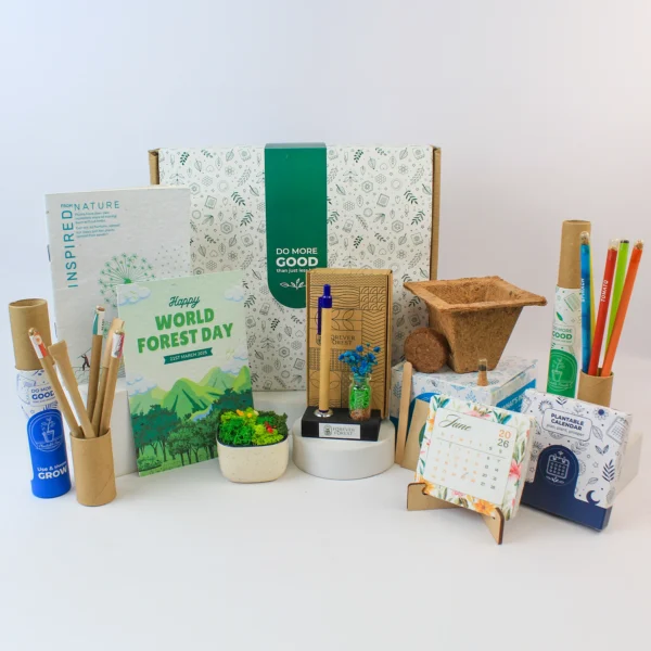 Forest & Grow Desk Box Sustainable New Year Gift Hampers in Delhi