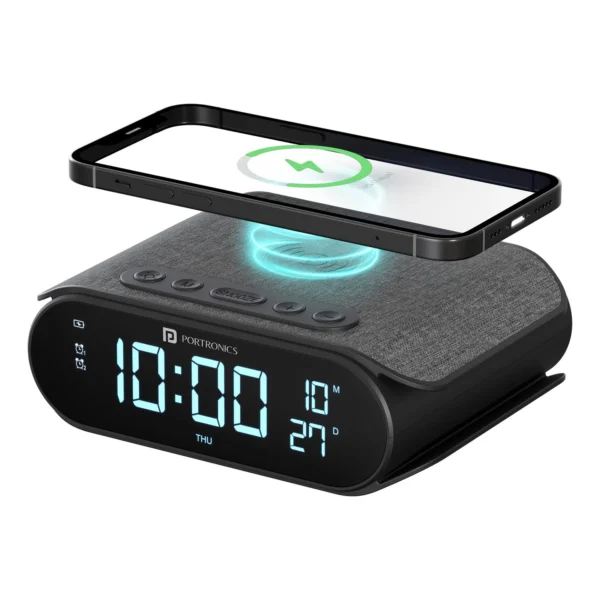 Portronics VoltClock promotional wireless charger