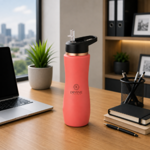 Corporate Bottle Gifts Bulk Premium corporate bottle gifts bulk featuring a stylish Sipper - Pure Copper Bottle, a handcrafted copper bottle designed for convenient everyday hydration and professional corporate gifting. This premium bottle helps purify water and eliminate up to 99% of bacteria, while the wide mouth makes filling and cleaning convenient. The leak-proof sipper design provides easy and comfortable use at the office, during travel and for everyday hydration. Available in 700 ml and 950 ml sizes with an elegant Orange finish, this copper bottle is an excellent choice for employee gifting, client appreciation, business partners, corporate events and bulk promotional gifting. Key Features Product Details ✔ Premium pure copper sipper bottle ✔ Helps purify water and eliminate up to 99% of bacteria ✔ Handcrafted construction ✔ Stylish and professional design Product Name: Sipper - Pure Copper Bottle Material: Pure Copper Bottle Type: Sipper Bottle Finish: Orange ✔ Wide mouth for easy filling ✔ Convenient sipper lid ✔ Leak-proof design ✔ Suitable for everyday hydration Mouth Type: Wide Mouth Construction: Leak Proof & Handcrafted Lid Type: Sipper Lid Usage: Office, Travel & Daily Hydration ✔ Available in 700 ml and 950 ml ✔ Elegant Orange color ✔ Practical design for office and outdoor use Size: 700 ml & 950 ml Color: Orange Bottle Capacity Options: 2 ✔ Ideal for employees and staff ✔ Suitable for clients and business partners ✔ Perfect for corporate events and promotional gifting ✔ Custom logo branding supported Gifting Purpose: Corporate & Employee Gifting Branding: Custom Logo Branding Supported Bulk Corporate Orders Available Ideal For: Corporate Bottle Gifts Bulk, Employee Gifts, Staff Gifts, Corporate Gifts, Client Gifts, Business Partner Gifts, Promotional Bottles, Custom Logo Bottles, Branded Copper Bottles, Office Bottles, Corporate Events, Employee Appreciation Gifts, Wellness Gifting, Promotional Gifting, and Bulk Corporate Orders. Explore our Corporate Bottles & Flasks collection for premium customized drinkware and corporate gifting solutions.